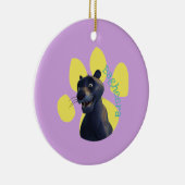 Bagheera 1 keramisch ornament (Rechts)