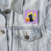 Bagheera 1 vierkante button 5,1 cm (In situ)