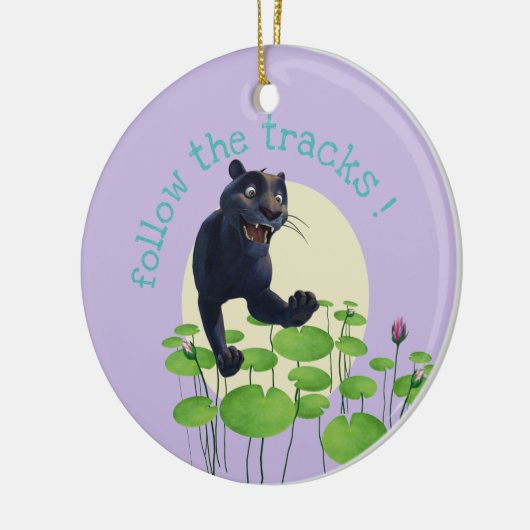 Bagheera 2 keramisch ornament (Links)