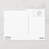 Bagheera het Briefkaart van de tijger van het schi (Achterkant)