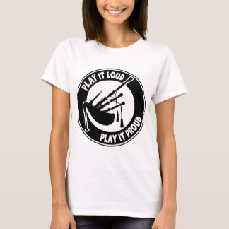 BAGIPES: SPELEN IT LOUD T-SHIRT
