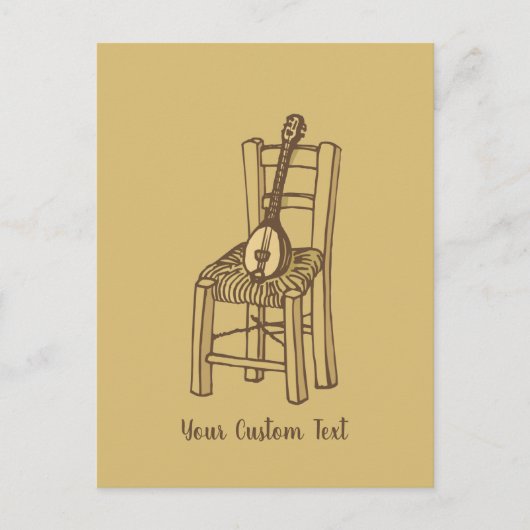 Baglama, voorzitter briefkaart (Voorkant)