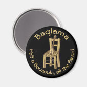 Baglama, voorzitter magneet (Voorkant / Achterkant)