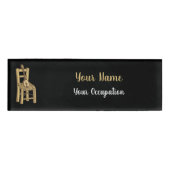 Baglama, voorzitter naambadge (Voorkant)