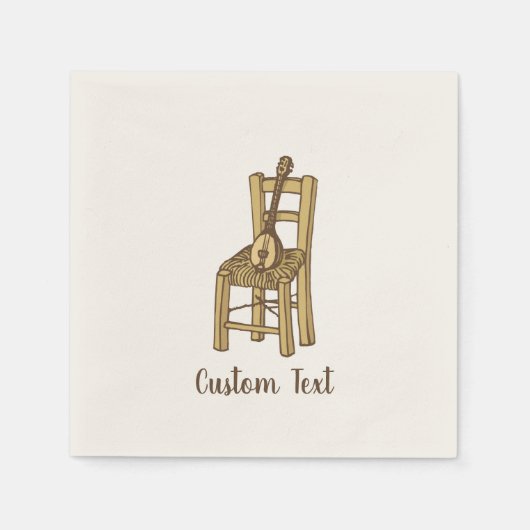 Baglama, voorzitter servet (Voorkant)