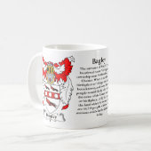 Bagley Family Coat of Arms Koffiemok (Voorkant links)