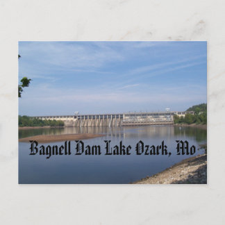 Bagnell Dam Lake Ozark, Mo Briefkaart