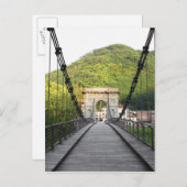 Bagni di Lucca, Toscane, Italië - Een oude brug Briefkaart (Voorkant / Achterkant)