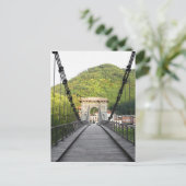 Bagni di Lucca, Toscane, Italië - Een oude brug Briefkaart (Staand voorkant)