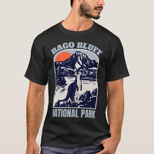 Bago Bluff � de eindeloze horizon van Australië T-shirt (Voorkant)