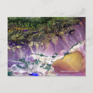 Bagoda Mountains Satellite Briefkaart
