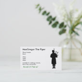 BagpeerVisitekaartjes Visitekaartje (Staand voorkant)