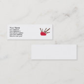 Bagpijpinstrument Mini Visitekaartje (Voorkant / Achterkant)