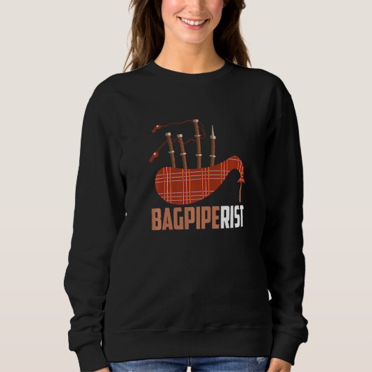 Bagpipe Bagpiper Bagpiperist Trui (Voorkant)
