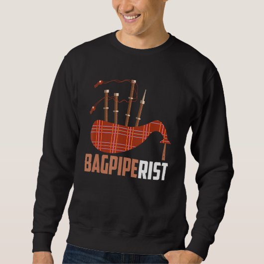 Bagpipe Bagpiper Bagpiperist Trui (Voorkant)