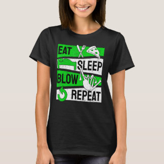 Bagpipe Bagpipes Eat Sleep Blow Repo T-shirt