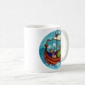 Bagpipe Boat Band mok (Voorkant rechts)