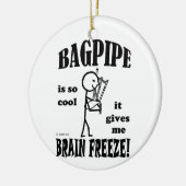 Bagpipe, Brain Freeze Keramisch Ornament (Links)