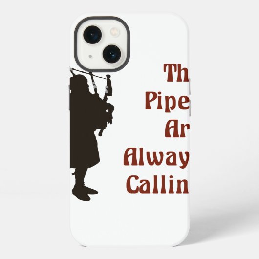 Bagpipe Cellphone Case iPhone Hoesje (Achterkant)