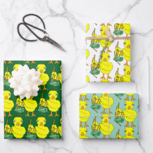 Bagpipe Chick Inpakpapier Vel