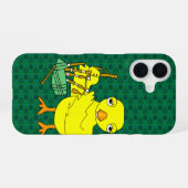 Bagpipe Chick iPhone 16 Hoesje (Achterkant horizontaal)
