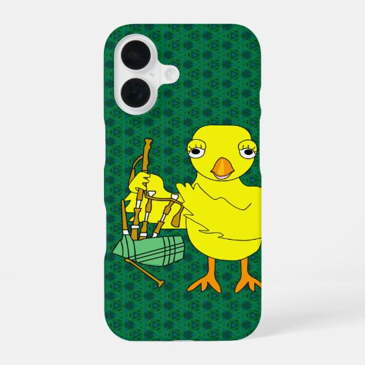 Bagpipe Chick iPhone 16 Hoesje (Achterkant)