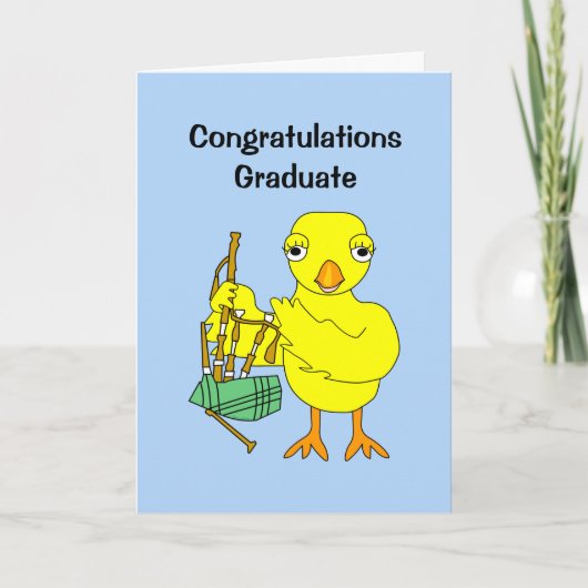 Bagpipe Chick Kaart (Voorkant)