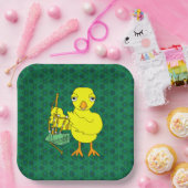 Bagpipe Chick Papieren Bordje (Feest)