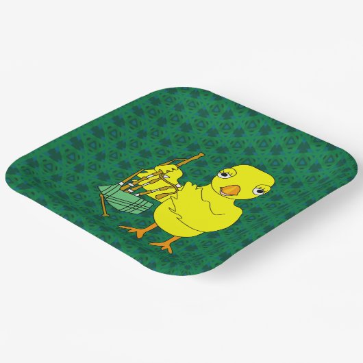 Bagpipe Chick Papieren Bordje (Gebogen)