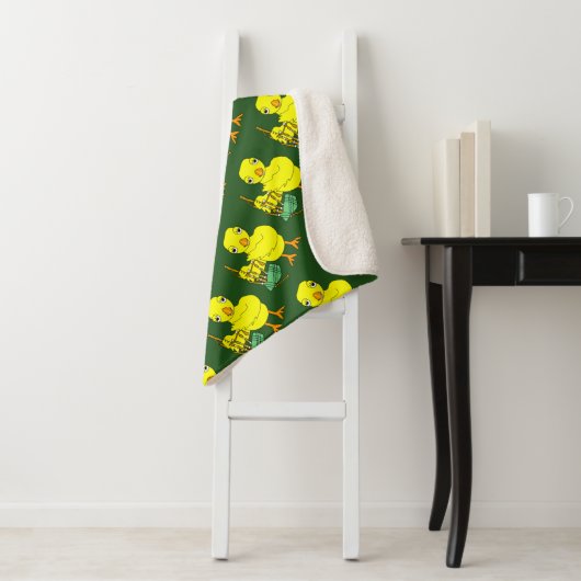 Bagpipe Chick Sherpa Deken (In situ)