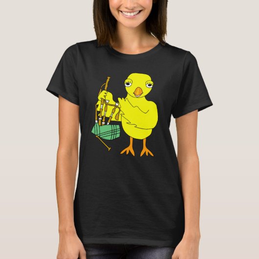 Bagpipe Chick T-shirt (Voorkant)
