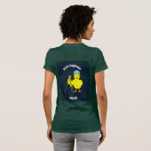 Bagpipe Chick T-shirt (Achterkant volledig)