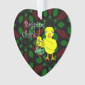 Bagpipe Chick Tekst Ornament (voorkant)