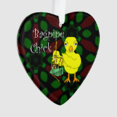 Bagpipe Chick Tekst Ornament (voorkant)