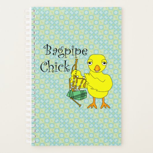 Bagpipe Chick Tekst Planner (Voorkant)