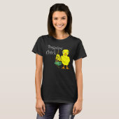 Bagpipe Chick Tekst T-shirt (Voorkant volledig)