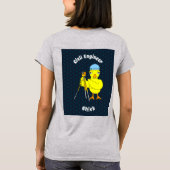 Bagpipe Chick Tekst T-shirt (Achterkant)