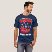 Bagpipe Dog Owner Muscian Bagpiper Gift T-shirt (Voorkant volledig)
