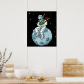 Bagpipe Gift Mannen Scottish Bagpipe Music Bagpipe Poster (Keuken)