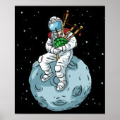 Bagpipe Gift Mannen Scottish Bagpipe Music Bagpipe Poster (Voorkant)