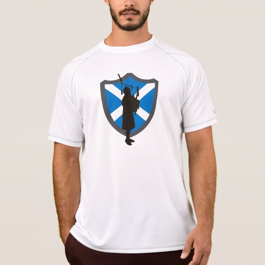 Bagpipe Highlander Shirt (Voorkant)