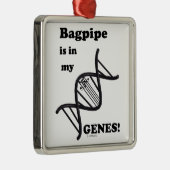 Bagpipe is in mijn genen metalen ornament (Rechts)