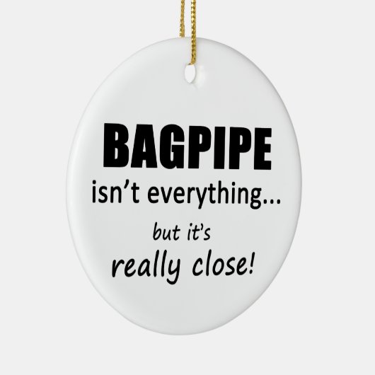 Bagpipe is niet alles keramisch ornament (Rechts)