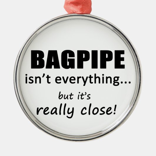 Bagpipe is niet alles metalen ornament (Voorkant)