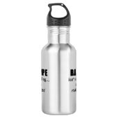 Bagpipe is niet alles waterfles (Achterkant)