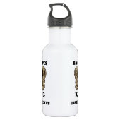 Bagpipe King of Instruments Waterfles (Achterkant)