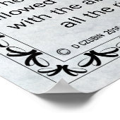 Bagpipe-licentie Poster (Hoek)