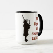 Bagpipe-Mok - de buizen bellen altijd Mok (Voorkant rechts)