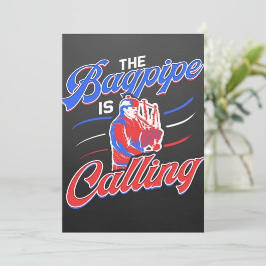 Bagpipe Music Player Aankondiging (Staand voorkant)