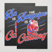 Bagpipe Music Player Aankondiging (Voorkant / Achterkant)